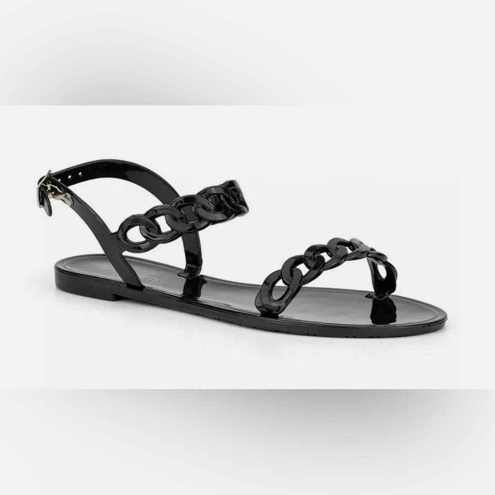Olivia Miller Givenchy Look Alike Tonnara Chain Detail Jelly Sandals EU 38 US 9 - Picture 4 of 12